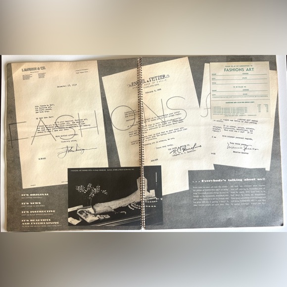 Dessie Barr 1933 Fashions Art Vol 1 No 4, Spiral Bound, Extremely RARE - Picture 15 of 16